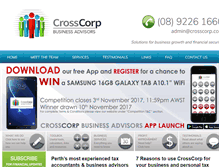 Tablet Screenshot of crosscorp.com
